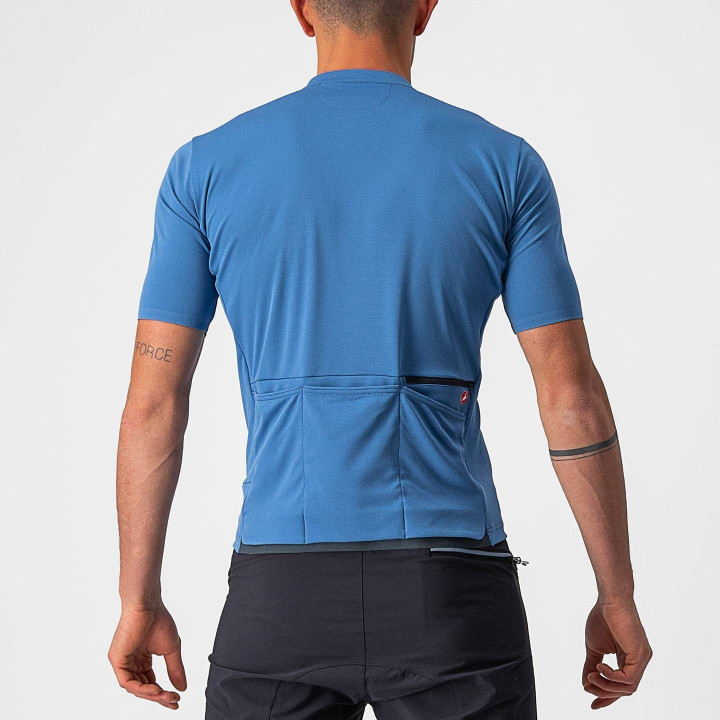 Maillot CASTELLI Unlimited Allroad azul: comodidad y frescura en tus rutas