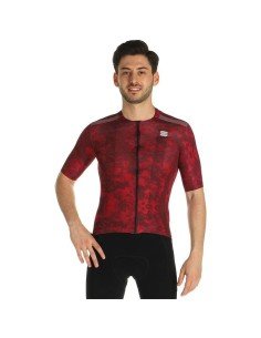 Maillot corto Sportful Escape Supergiara en rojo, comodidad y estilo para ciclistas