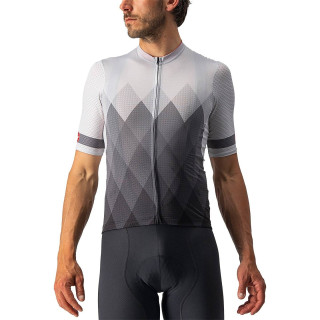 Maillot A Tutta plateado de CASTELLI: estilo y frescura para tus rutas de ciclismo