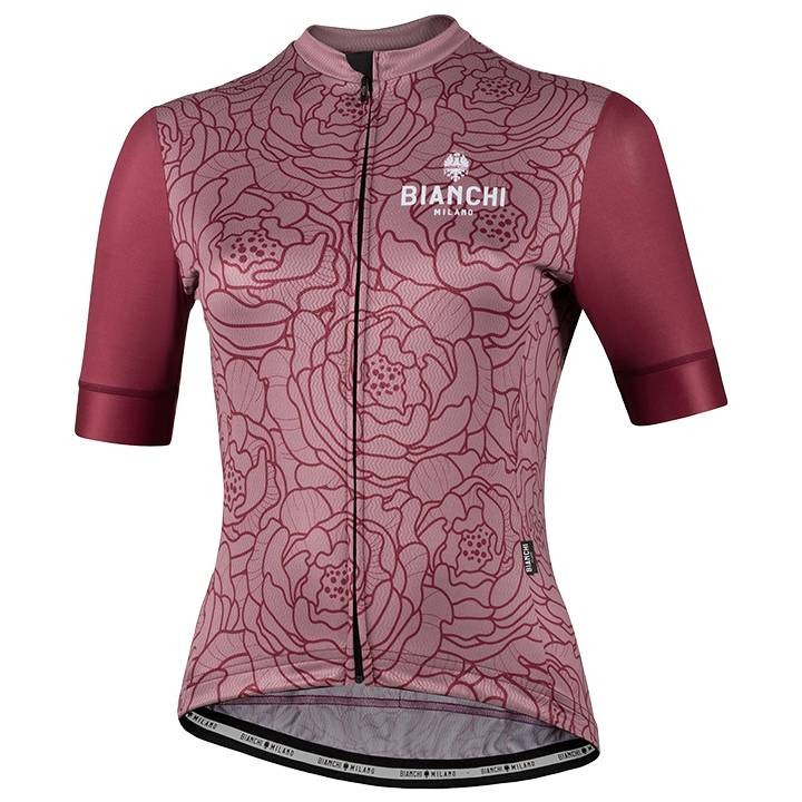 Maillot de ciclismo corto para mujer Sosio lila y gris de BIANCHI MILANO