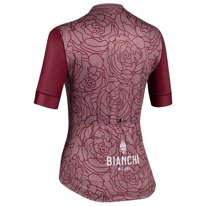 Maillot corto mujer BIANCHI MILANO Sosio lila y gris, comodidad y estilo en cada pedalada