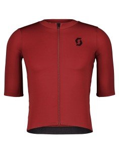 Maillot corto SCOTT ULTD Training rojo: comodidad y estilo para tus pedaleos