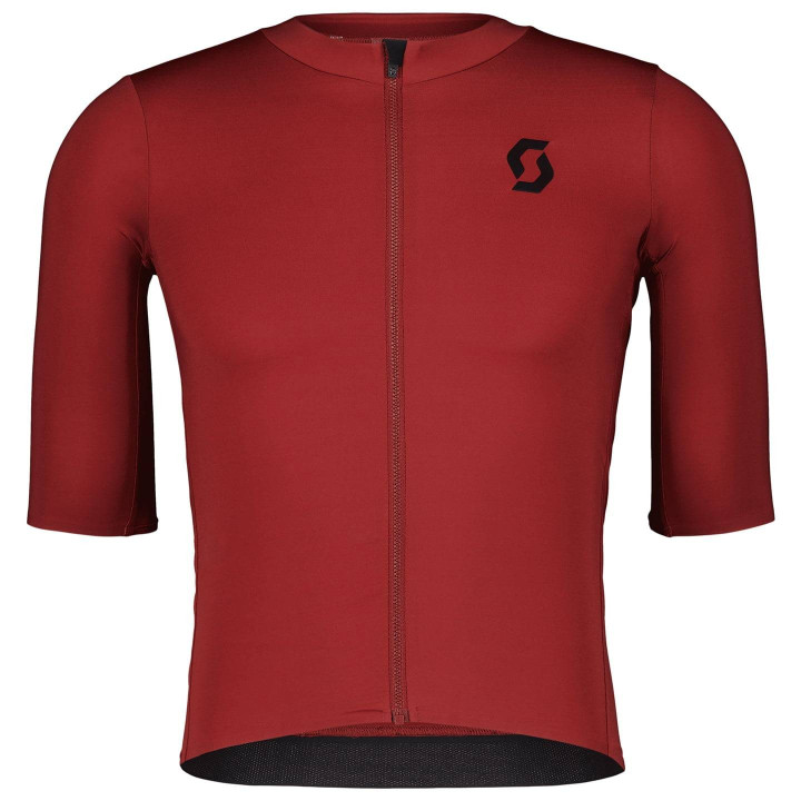 Maillot corto SCOTT ULTD Training rojo: comodidad y estilo para tus pedaleos