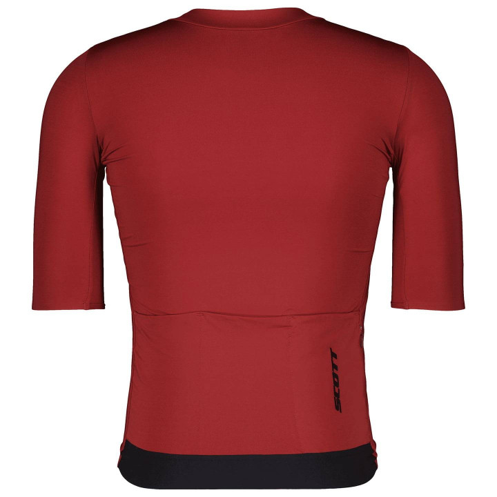 Maillot corto SCOTT ULTD Training rojo: comodidad y estilo para tus pedaleos