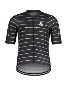 Maillot mangas cortas BishornM. negro - blanco MALOJA