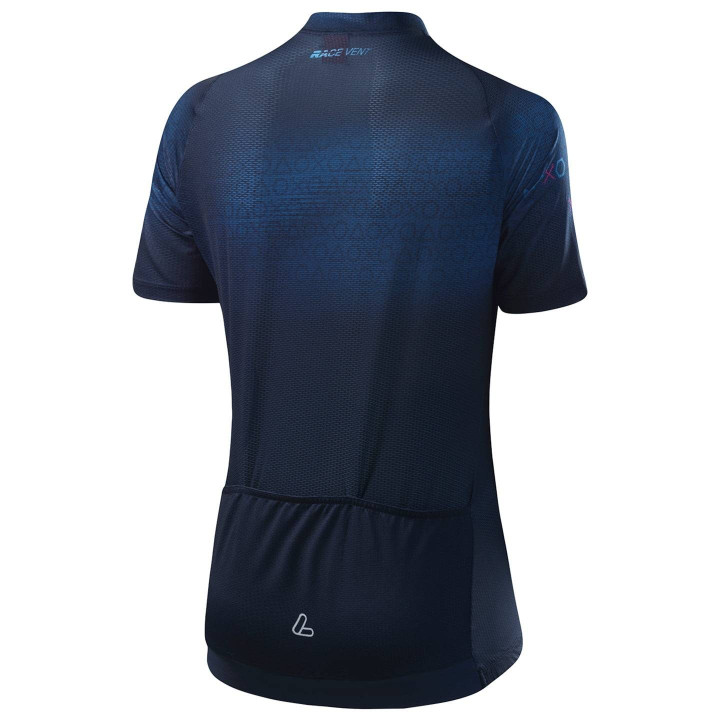 Maillot de ciclismo corto para mujer LÖFFLER Axo Vent en azul oscuro