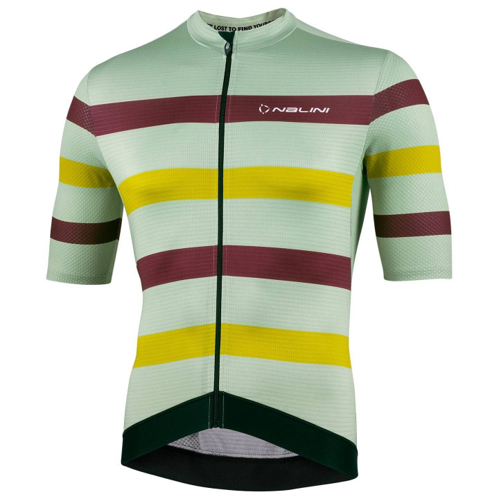 Maillot corto NALINI Respect verde: comodidad y estilo para tus rutas en bicicleta