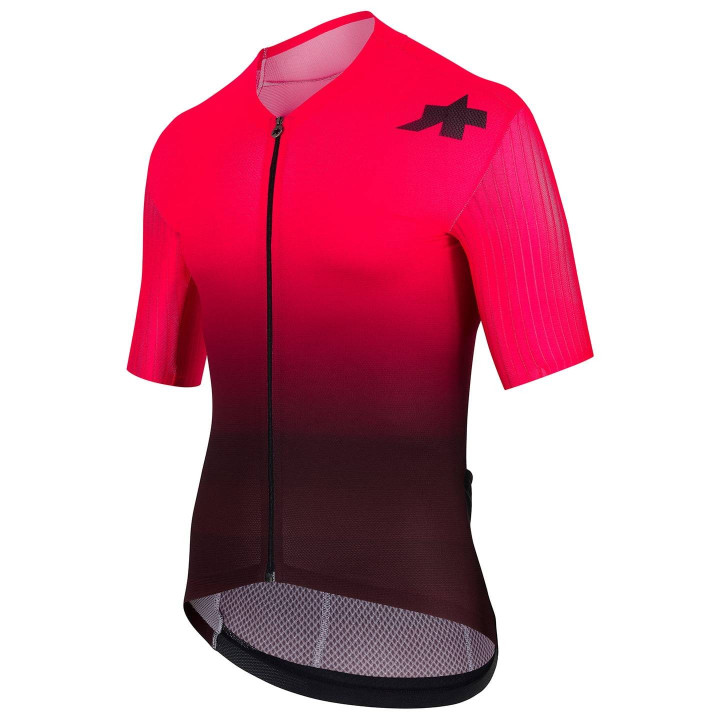 Maillot Equipe RS S11 rojo-negro de ASSOS para ciclistas exigentes