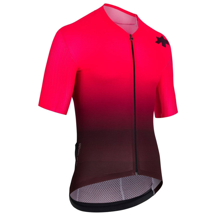 Maillot Equipe RS S11 rojo-negro de ASSOS para ciclistas exigentes