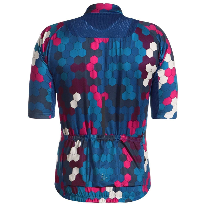 Maillot de ciclismo corto CRAFT ADV Endur Graphic en azul, comodidad y estilo para tus rutas