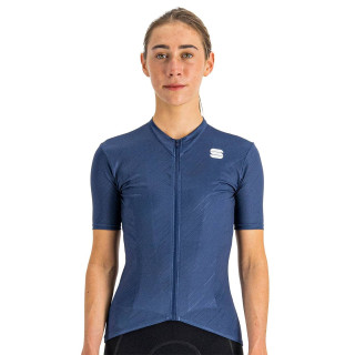 Maillot corto de ciclismo para mujer Flare azul de SPORTFUL, comodidad y estilo en tus rutas