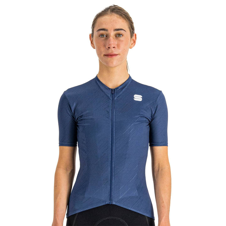 Maillot corto de ciclismo para mujer Flare azul de SPORTFUL, comodidad y estilo en tus rutas