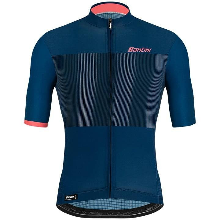 Maillot de ciclismo SANTINI Tono Flusso azul: comodidad y estilo para tus rutas