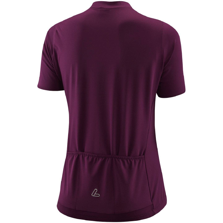 Maillot de ciclismo corto para mujer LÖFFLER en rojo, comodidad y estilo para tus rutas