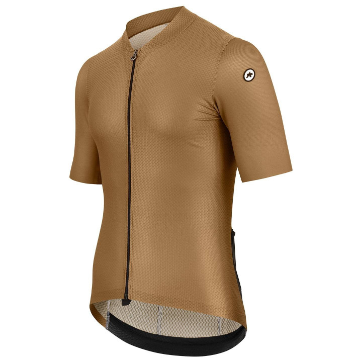 Maillot corto marrón ASSOS Mille GT Drylight S11 para ciclistas que buscan comodidad y frescura