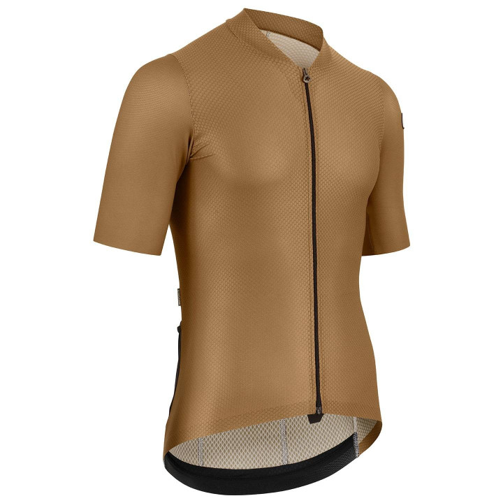 Maillot corto marrón ASSOS Mille GT Drylight S11 para ciclistas que buscan comodidad y frescura