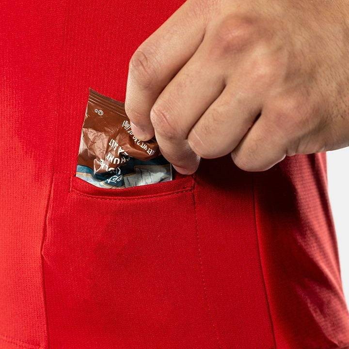 Maillot corto Bontrager Circuit rojo: fresco, ligero y listo para pedalear