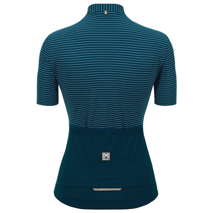 Maillot de ciclismo corto para mujer en verde oscuro, estilo y comodidad para tus rutas