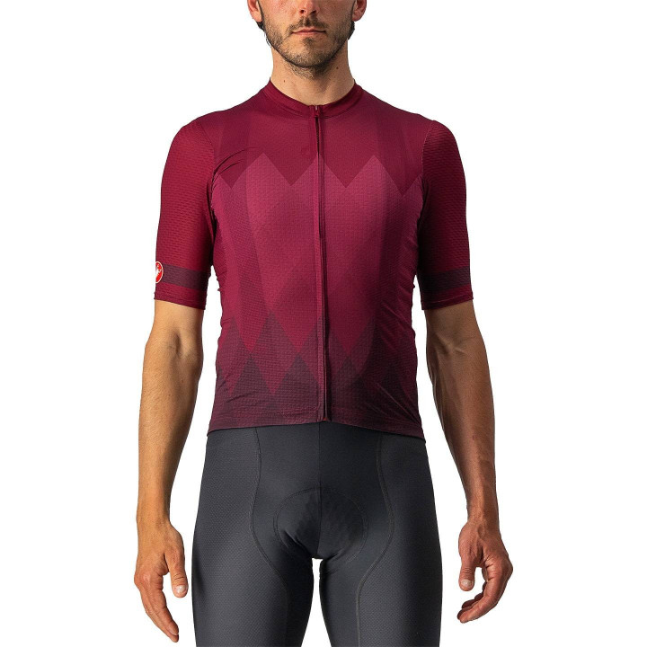 Maillot corto A Tutta rojo de Castelli: comodidad y frescura para tus rutas en bicicleta