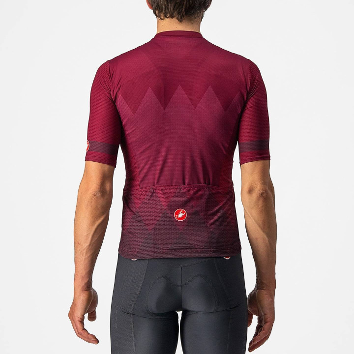 Maillot corto A Tutta rojo de Castelli: comodidad y frescura para tus rutas en bicicleta