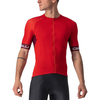 Maillot Entrata VI rojo de CASTELLI: comodidad y estilo para ciclistas