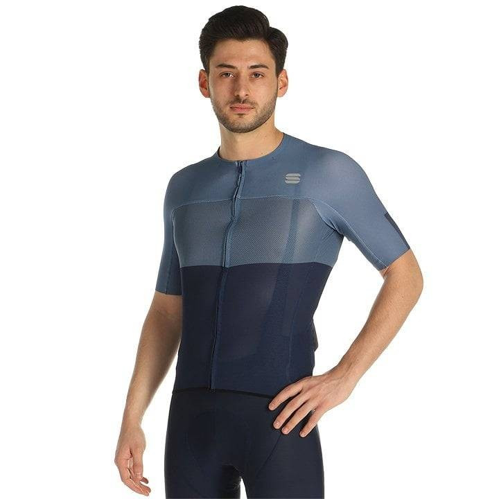 Maillot Bodyfit Pro Light azul de SPORTFUL para ciclistas que buscan comodidad y estilo