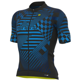 Maillot de ciclismo ALÉ Checkers azul: comodidad y estilo en cada pedaleada
