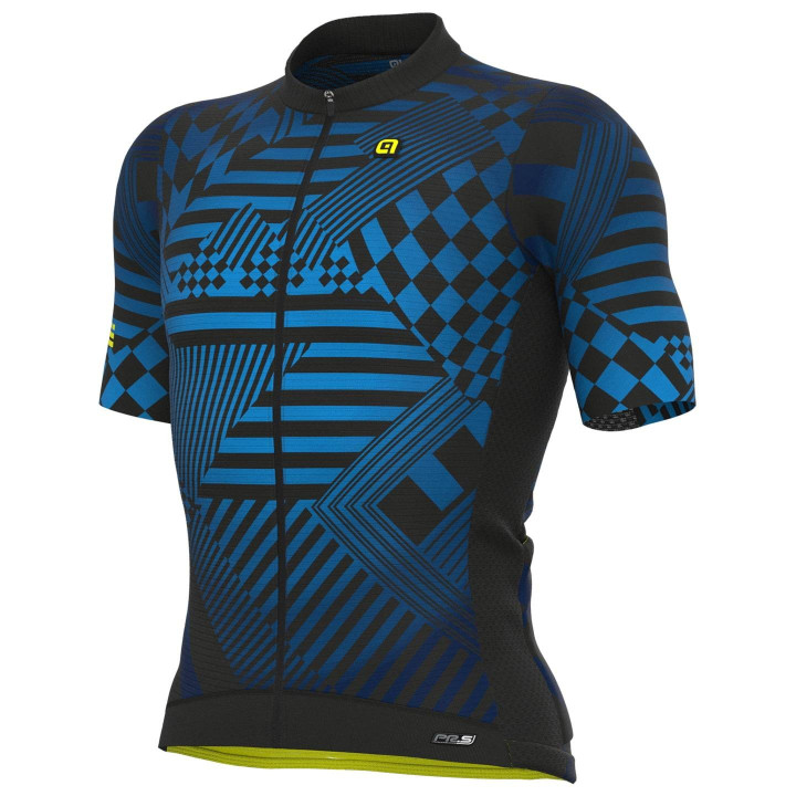 Maillot de ciclismo ALÉ Checkers azul: comodidad y estilo en cada pedaleada