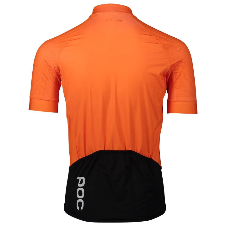 Maillot corto naranja POC: comodidad y frescura para tus rutas en bici