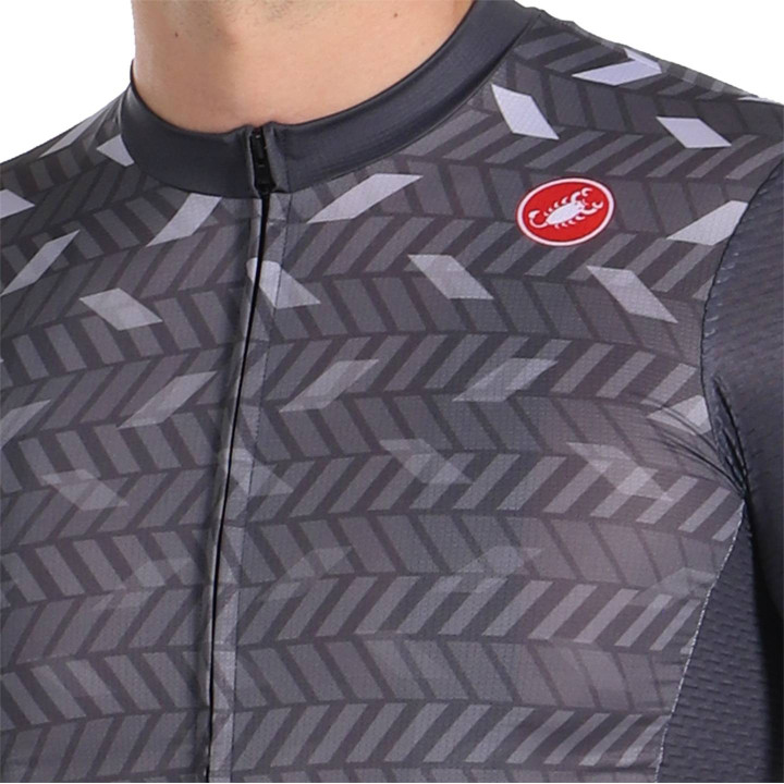 Maillot corto CASTELLI Avanti 2 gris: comodidad y frescura en cada pedaleada