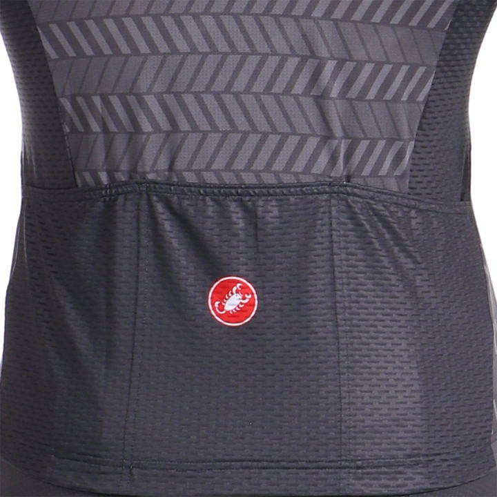 Maillot corto CASTELLI Avanti 2 gris: comodidad y frescura en cada pedaleada