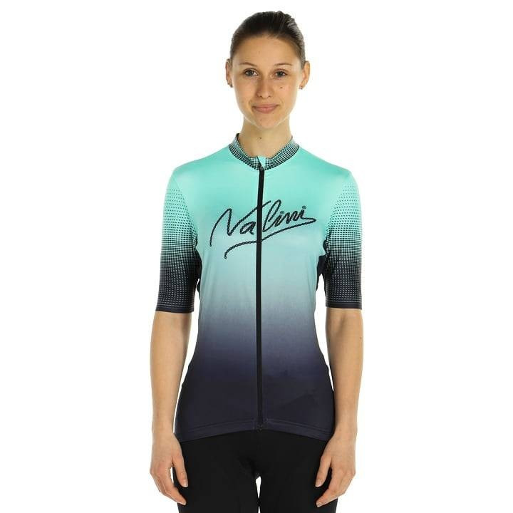 Maillot corto mujer NALINI Antwerp 1920 en verde, estilo y comodidad para tus rutas en bici