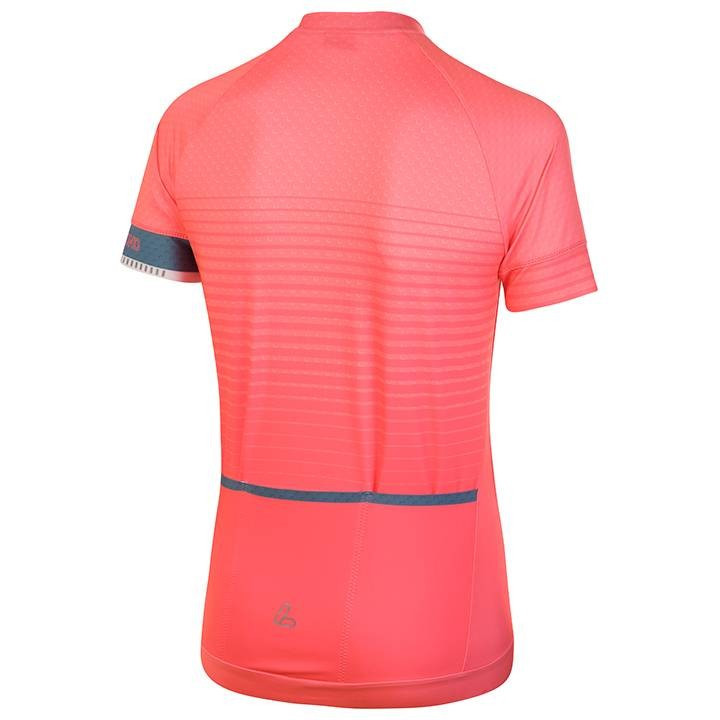 Maillot corto de ciclismo para mujer LÖFFLER Hotbond en rojo: comodidad y frescura en cada pedaleo
