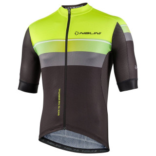 Maillot NALINI New Speed negro-verde neón: comodidad y frescura para tus rutas en bici