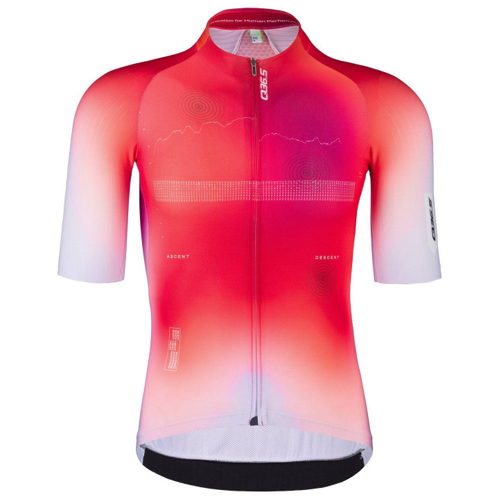 Maillot corto R2 Qlab coral: estilo y comodidad para tus rutas en bici