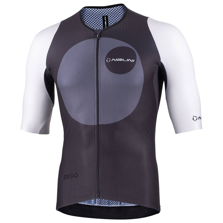 Maillot NALINI Fast negro y blanco: comodidad y estilo para tus rutas en bici