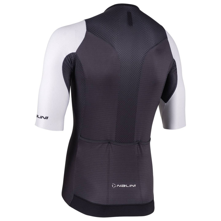 Maillot NALINI Fast negro y blanco: comodidad y estilo para tus rutas en bici