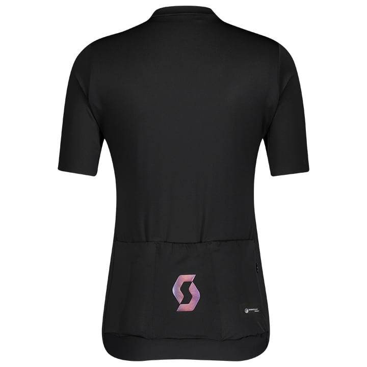 Maillot corto de ciclismo para mujer SCOTT RC Contessa Sign en negro, comodidad y frescura al pedaleo