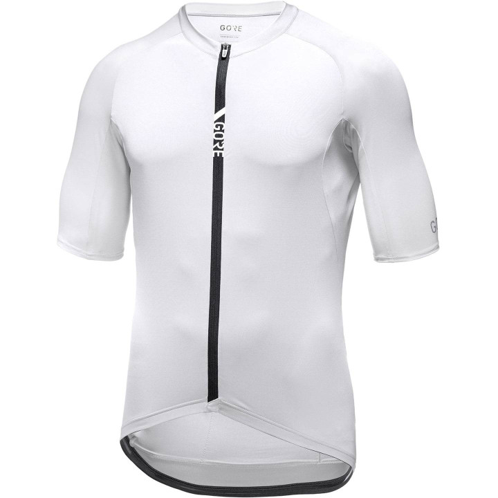 Maillot corto blanco Torrent de GORE WEAR para ciclistas cómodos y frescos
