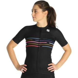 Maillot corto para mujer Vélodrome negro de SPORTFUL, comodidad y estilo en cada pedaleada