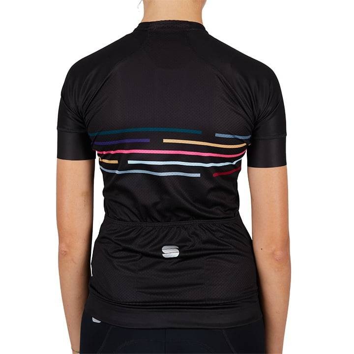 Maillot corto para mujer Vélodrome negro de SPORTFUL, comodidad y estilo en cada pedaleada