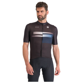 Maillot de ciclismo corto Gruppetto negro de SPORTFUL: comodidad y frescura en tus rutas