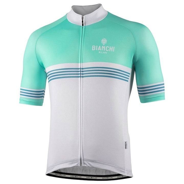 Maillot de ciclismo BIANCHI MILANO Prizzi verde y blanco para los que buscan comodidad y estilo