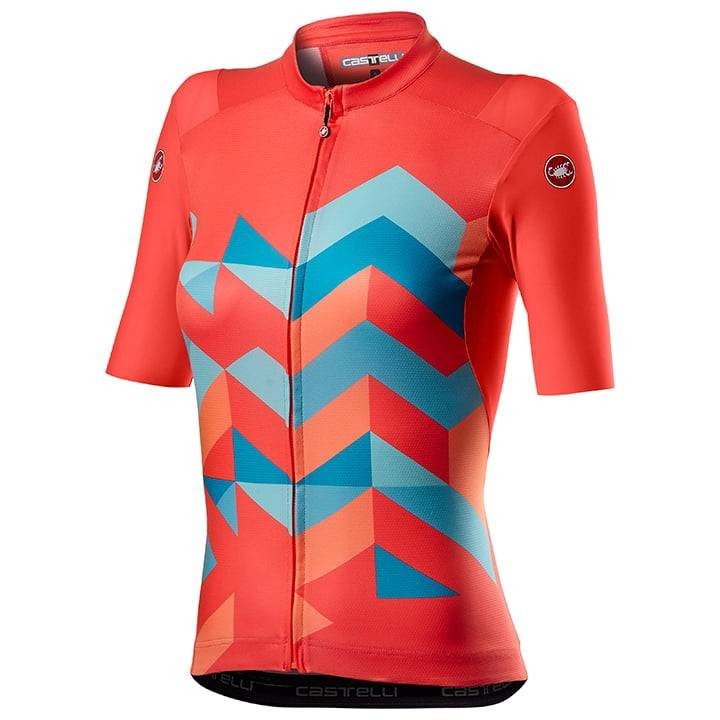 Maillot corto fucsia para mujer CASTELLI: estilo y comodidad en cada pedalada