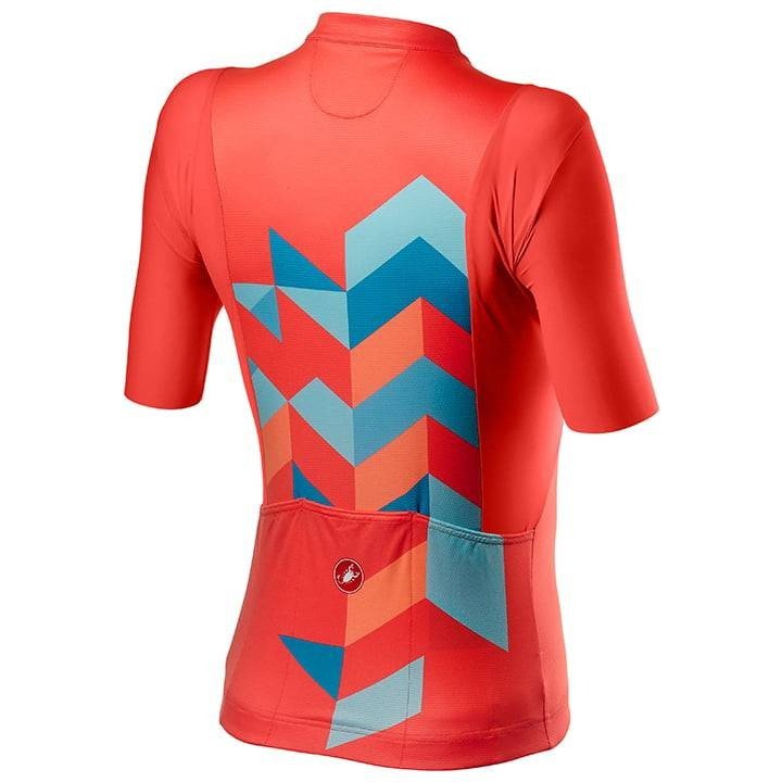 Maillot corto fucsia para mujer CASTELLI: estilo y comodidad en cada pedalada