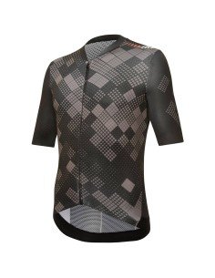 Maillot mangas cortas rh+ Diamond negro RH+