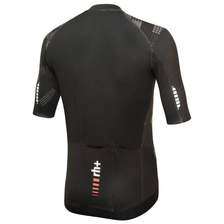 Maillot mangas cortas rh+ Diamond negro RH+
