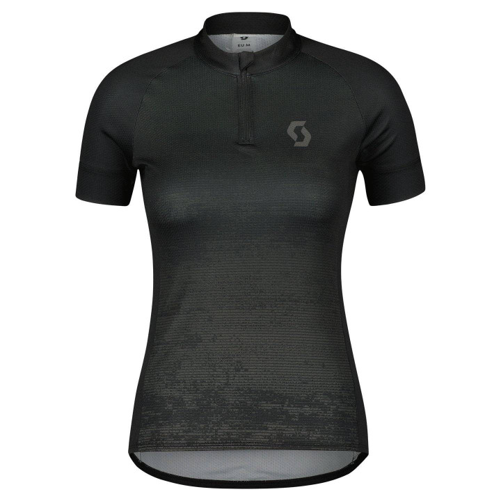 Maillot corto mujer Scott Endurance 30 en negro y gris, comodidad y estilo para tus rutas en bici
