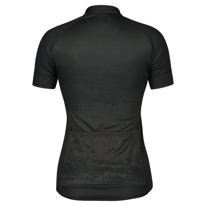 Maillot corto mujer Scott Endurance 30 en negro y gris, comodidad y estilo para tus rutas en bici