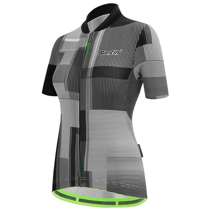 Maillot de ciclismo cortos para mujer SANTINI Delta Kinetic en negro, ideal para tus rutas